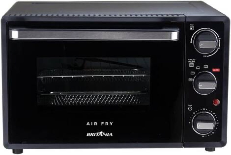 Forno Elétrico Air Fryer Britânia 25L Preto Esmaltado 127V - BFE25P