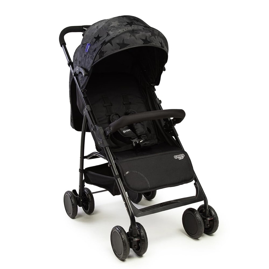 Carrinho de Bebê Cosco Kids, Bross, Preto Estrela