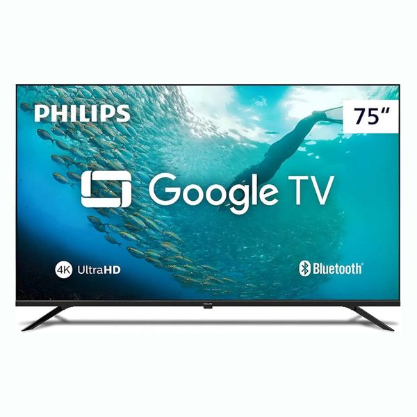 Smart TV 75PUG7019 Séries 7019 LED 4K UHD 75” Philips Bivolt