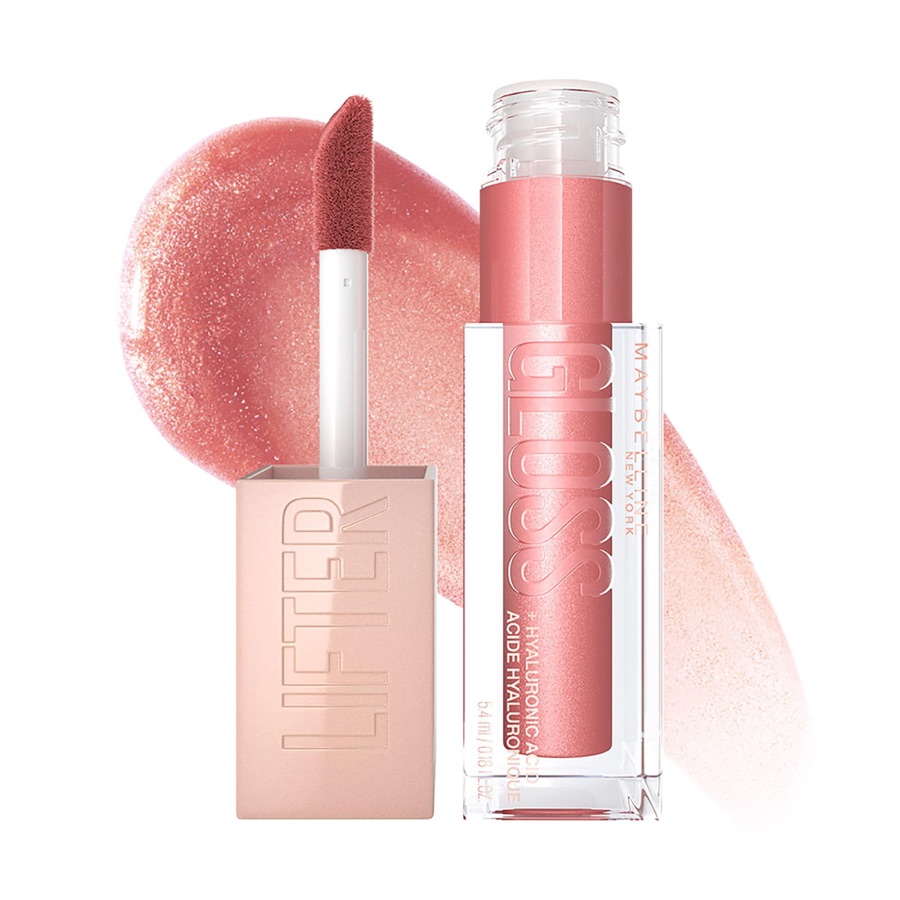 Maybelline NY Lip Lifter Gloss Brilho Labial com Ácido Hialurônico, Promove Lábios Volumosos, Hidratados e Cheios de Brilho, Aplicador XL pa