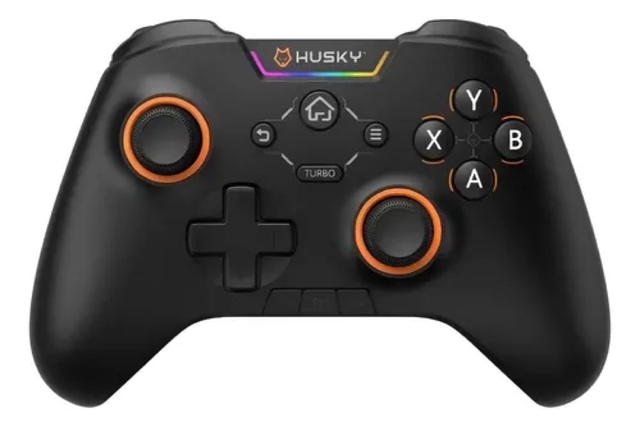 Controle Husky Hunter - Sem Fio, 24 Botões Programáveis, Rgb Preto