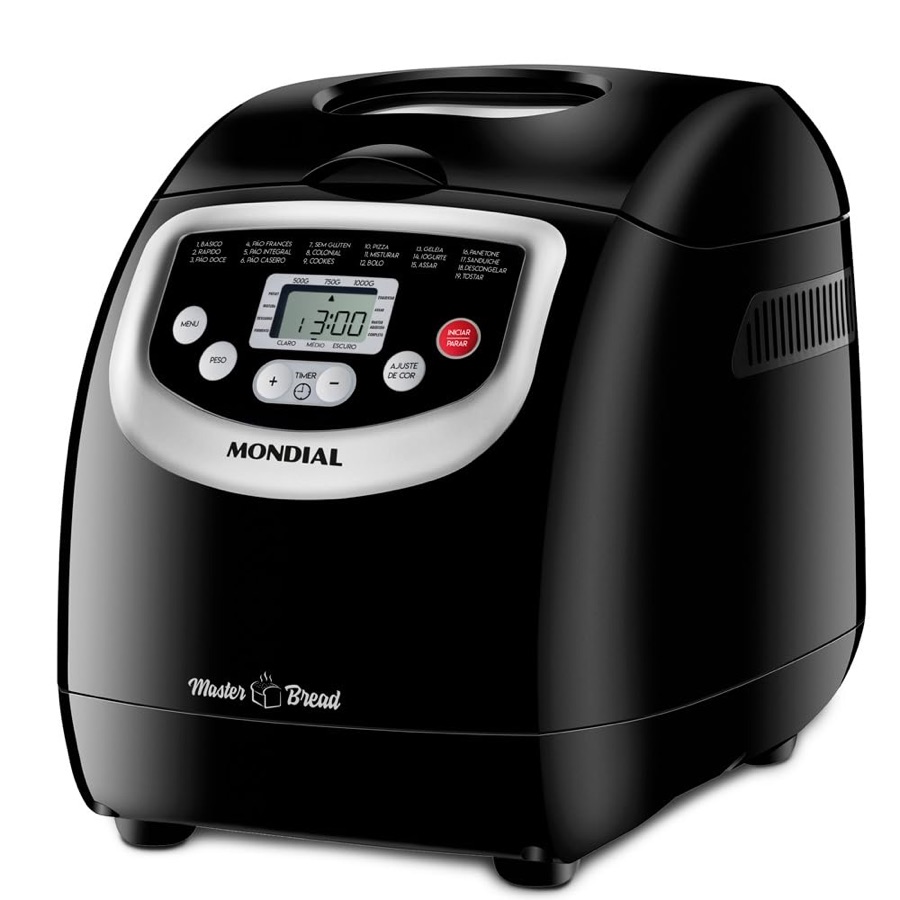 Panificadora Automática Master Bread, Mondial, Preto, 700W, 220V - NPF-53