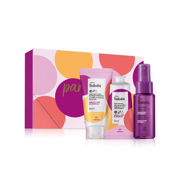 Presente Natura Tododia Feliz Aniversário (3 produtos) por R$ 45,85
