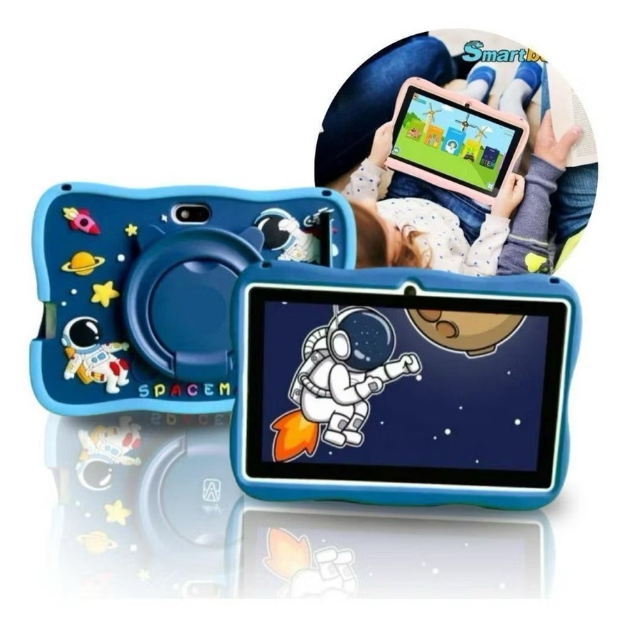 Tablet Infantil Kids 7 Polegada wifi bluetooth Android Super Resistente Smart canaa yl