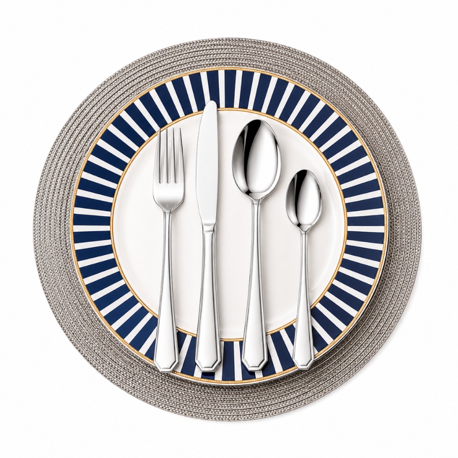 Jogo De Talheres Faqueiro Inox Attuale Haushop 24 Peças Faqueiro Completo Qualidade Premium
