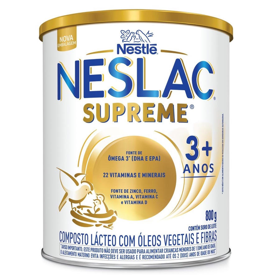 Composto Lácteo Nestlé Neslac Supreme Lata 800g