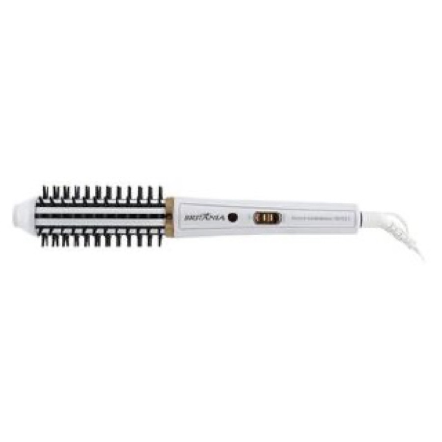 Escova Britânia Bec04 Modeladora 2 em 1 Branca Bivolt