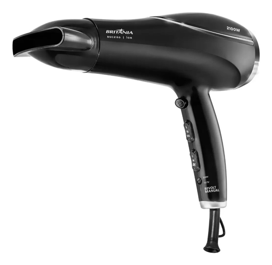 Secador Cabelos Britânia Tourmaline 2100W Bivolt