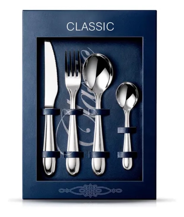 Talheres Jogo Kit Talheres Faqueiro Talheres Inox 16 Peças Inox