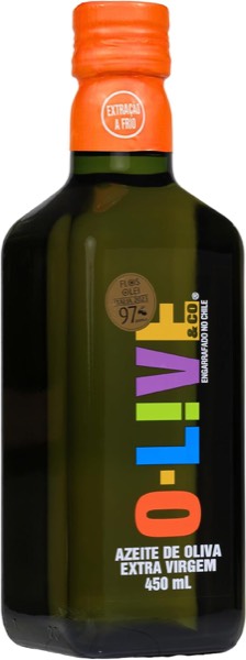 Azeite de oliva extra virgem, O-LIVE & Co, Chileno, vidro, 450ml