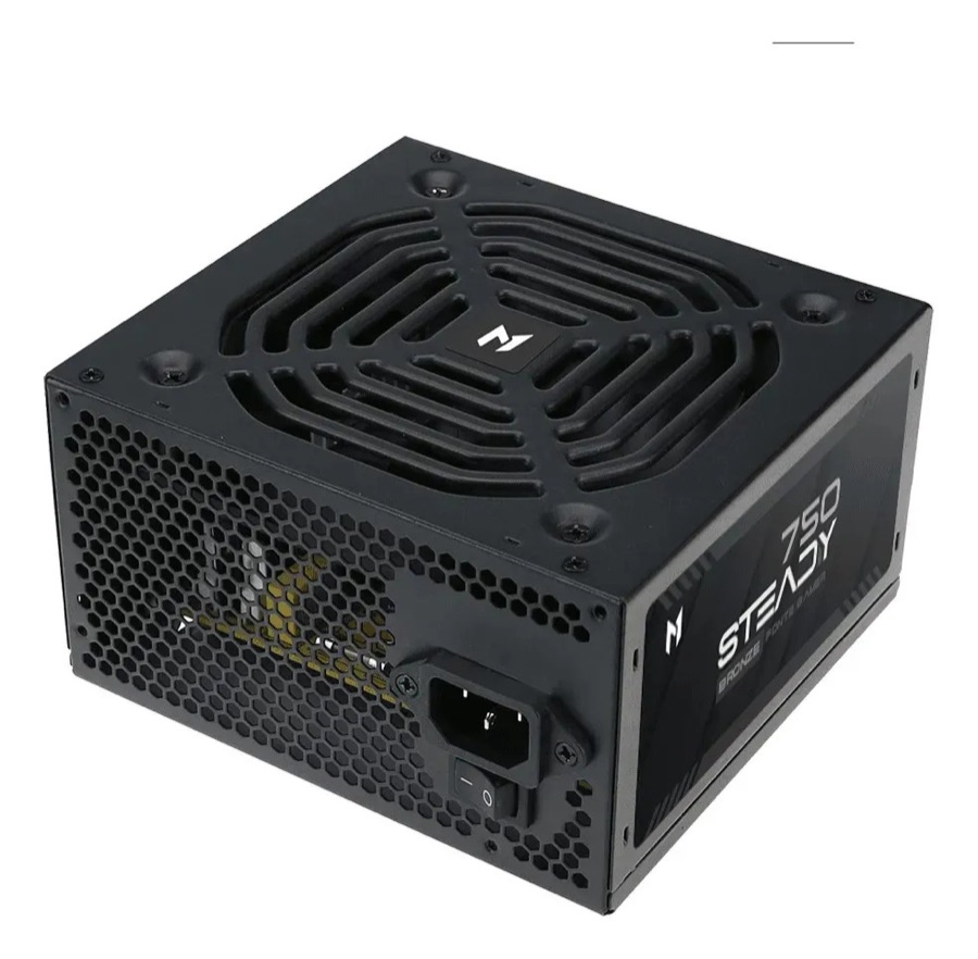 Fonte Mach1 Steady 750w 80 Plus Bronze Pfc Ativo Preto
