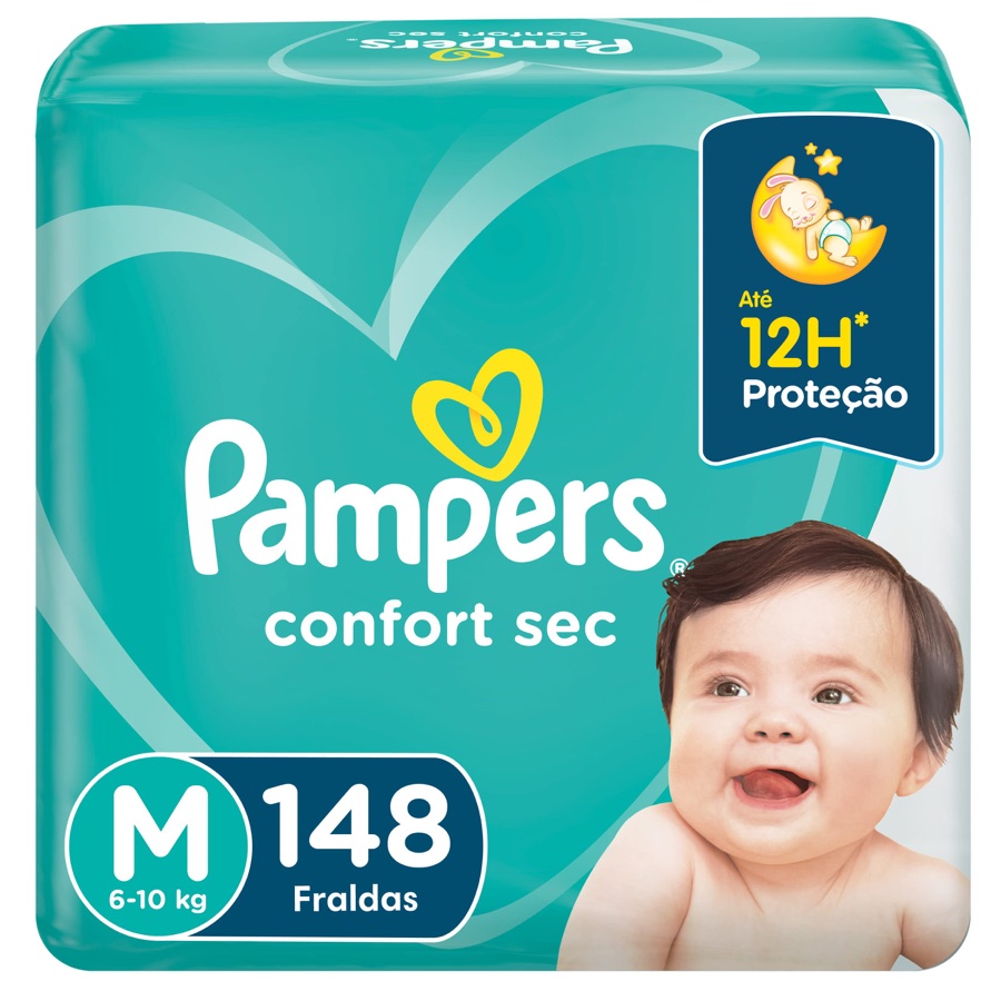 Fralda Pampers Confort Sec Unidades