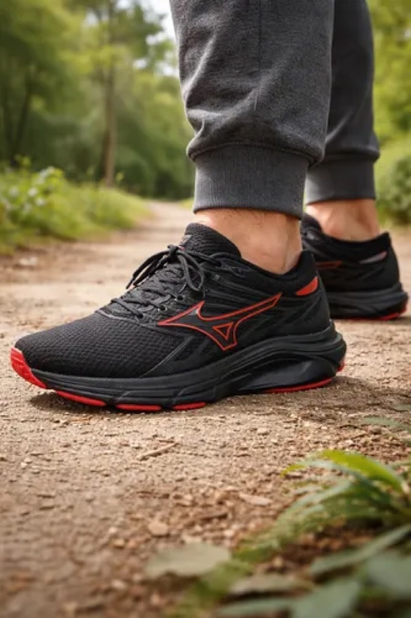 Tênis Mizuno Jet 8 - Masculino - Preto-vermelho Preto 41 Br
