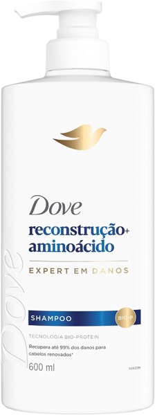 Dove Shampoo Reconstrução + Aminoácido 600ml Pump