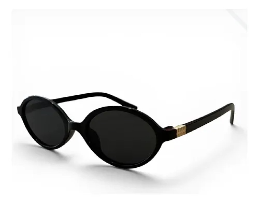 Óculos De Sol Oval Retro Pequeno De Luxo Feminino Urbano