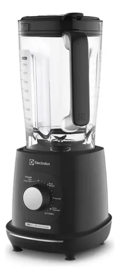 Liquidificador Electrolux 1300W de Potência com 3.2 Litros de Capacidade 12 Velocidades 6 Lâmina TriForce e Pés Antiderrapantes EBL1300 - Pr
