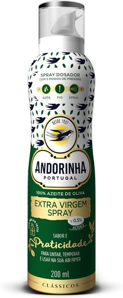 Azeite Andorinha Spray Extra Virgem 200ml