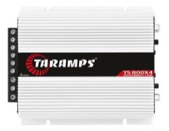 Módulo Amplificador Taramps TS800x4 de 800W para Som Automotivo