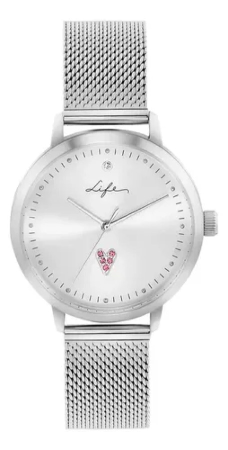 Relógio Life Cuore Feminino Aço Prateado Prateado