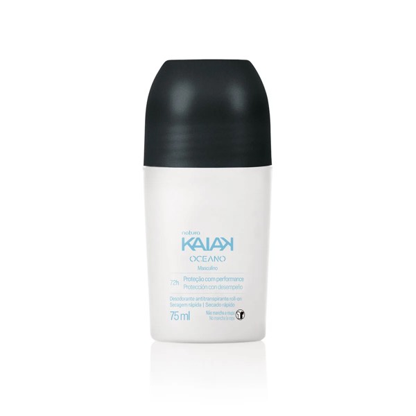 Desodorante Antitranspirante Roll-on Kaiak Oceano Masculino por R$ 12,71