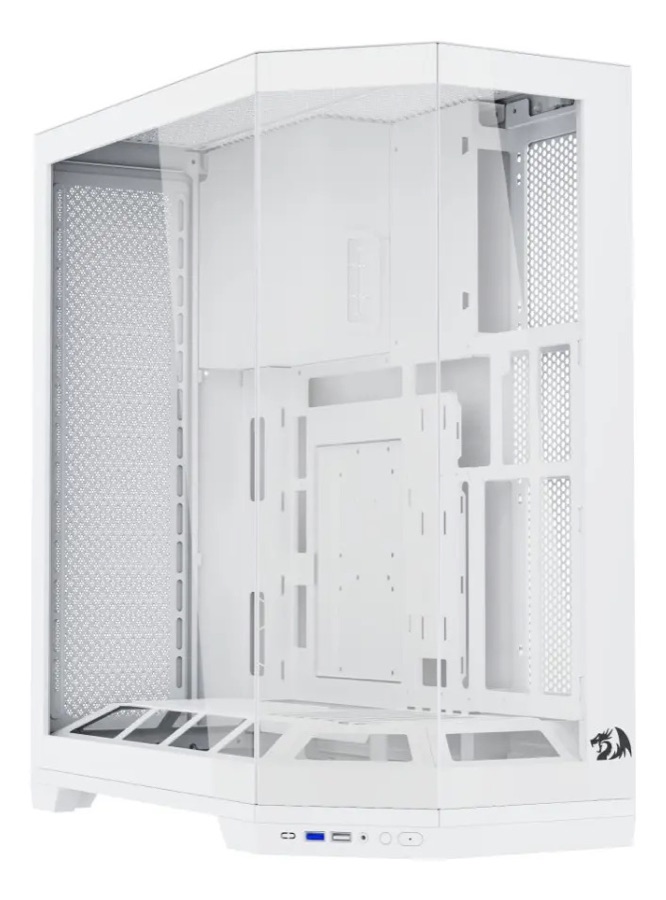 Gabinete Gamer Redragon Edge Branco Sem Fans Ca-608w Branco