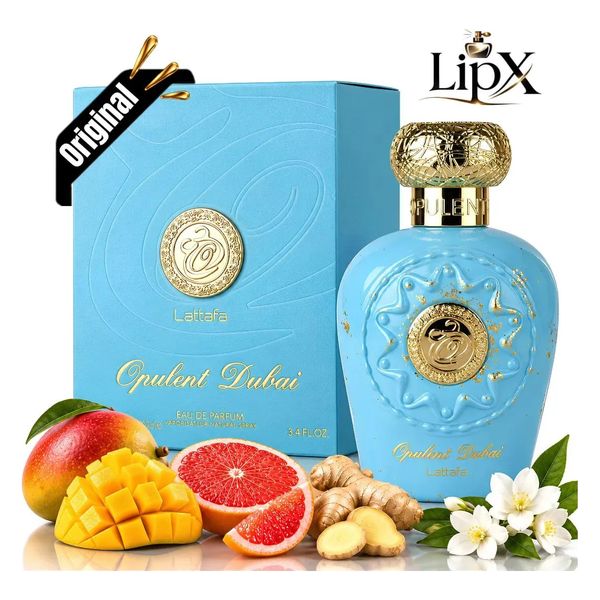 Perfume Arabe Opulent Dubai Eau De Parfum 100 ML Original Com Nf