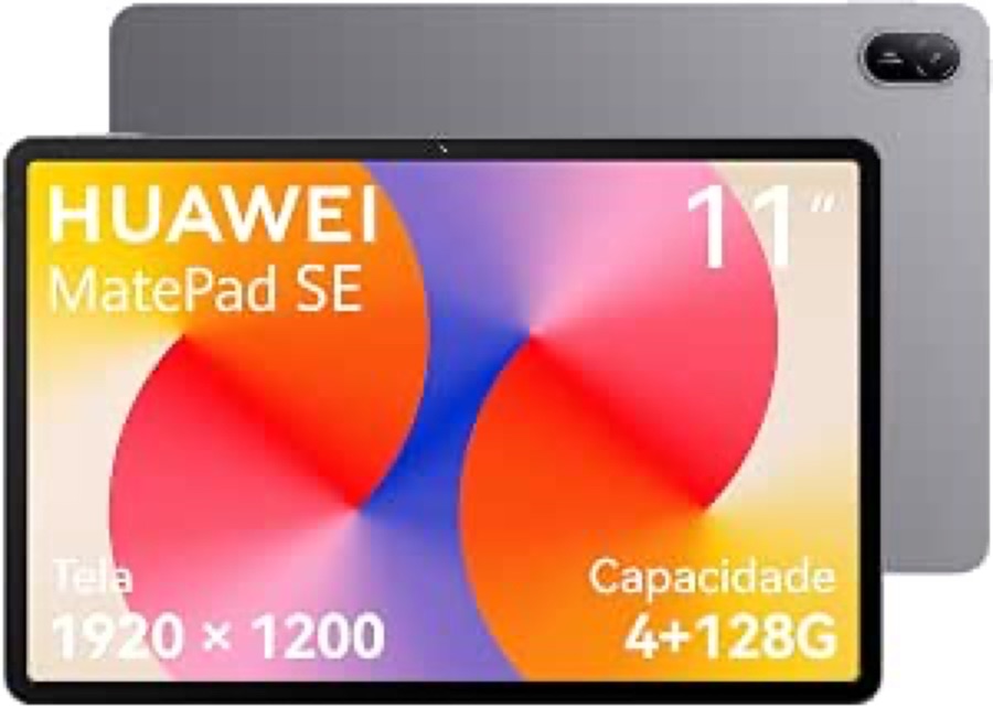 Tablet, HUAWEI MatePad SE 11, 4+128GB, Tela HUAWEI FullView de 11" para Conforto Visual，Superbateria de 7700 mAh 22,5W，Câmera Traseira 8 MP，
