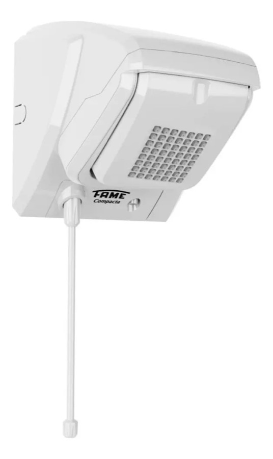 Chuveiro Ducha Eletrônico V 7800w Branco Compacta Fame Potência 7.8 Kw