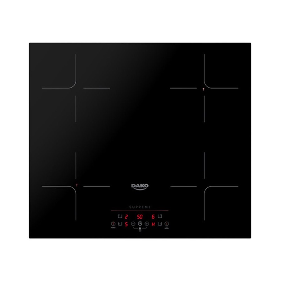 COOKTOP DE INDUÇÃO DAKO SUPREME 4 BOCAS 220V PRETO